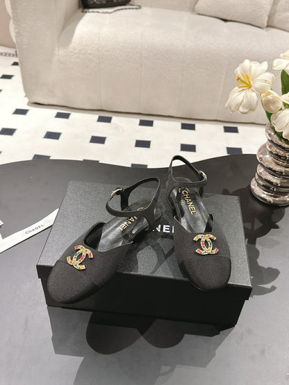 CC Slingback Black Fabric 237513