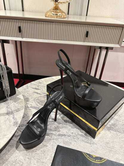 Christian Louboutin 2026 Rosalie Alta Sandal 150mm Leather 217733
