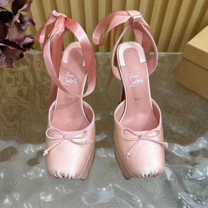 CL 25C Cassia Lace Up Alta 160mm Your Pink Silk 221613