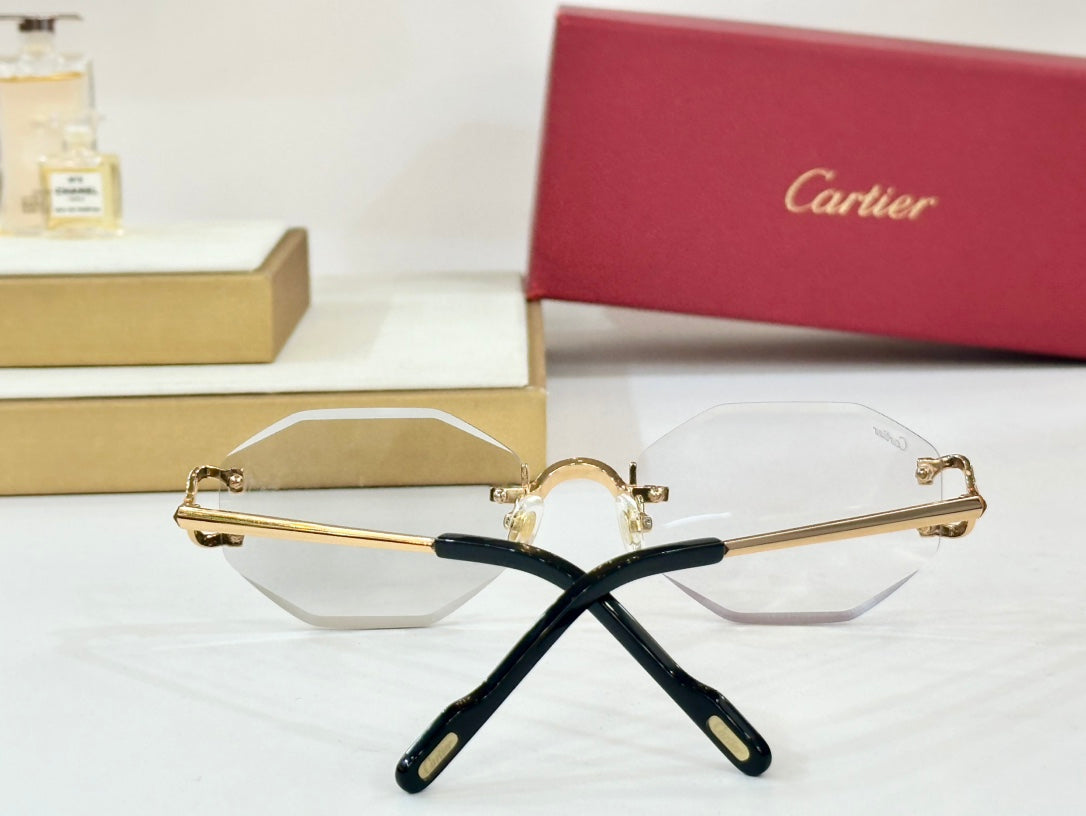 PHOTOCHROMIC LENSES GEOMETRIC FRAME SUNGLASSES CT0581S IN METAL