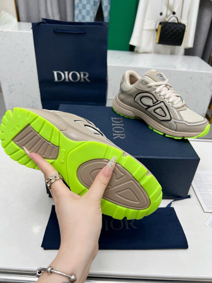 CD B30 SNEAKER KHAKI MESH FABRIC