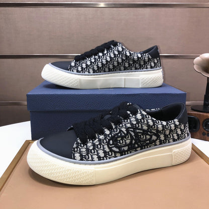 CD B33 SNEAKERS DENIM AND CREAMY WHITE JACQUARD