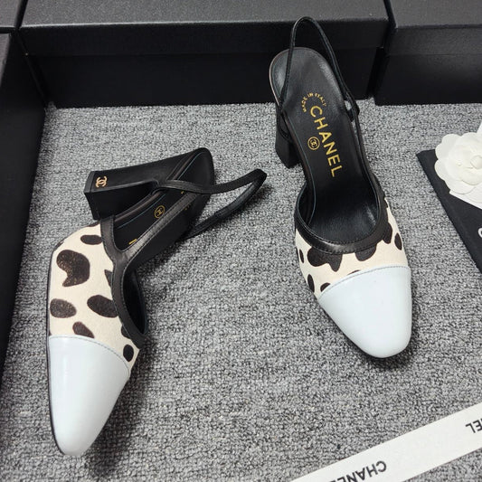 Chanel 2026 Slingback Horsehair Sheepskin 856006