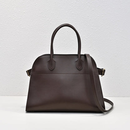 The Row Margaux 12 32cm Tote Bag In Calfskin