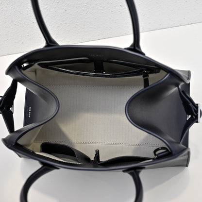 The Row Margaux 12 32cm Tote Bag In Calfskin