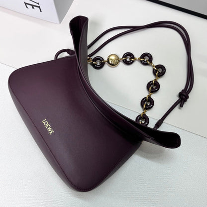 Loewe Ola Medium Bag Purple Calfskin 274677