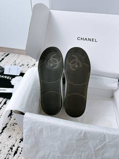 CC Sneaker In Black Canvas Fabric 144503
