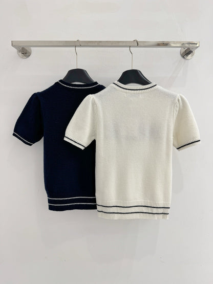 Dior 2026 Short-sleeved Sweater Wool Cashmere 854420