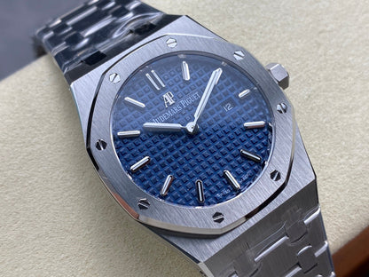 Audemars Piguet Royal Oak Lady 33mm Steel Case Blue Dial