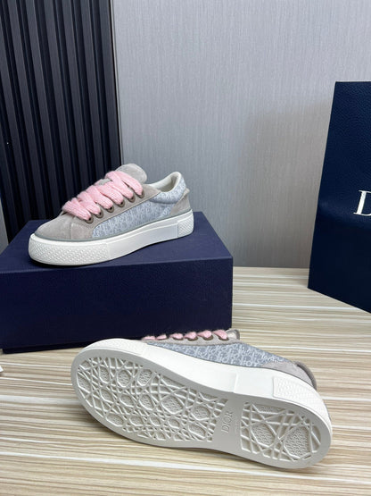 CD B33 SNEAKER GRAY SUEDE AND FABRIC