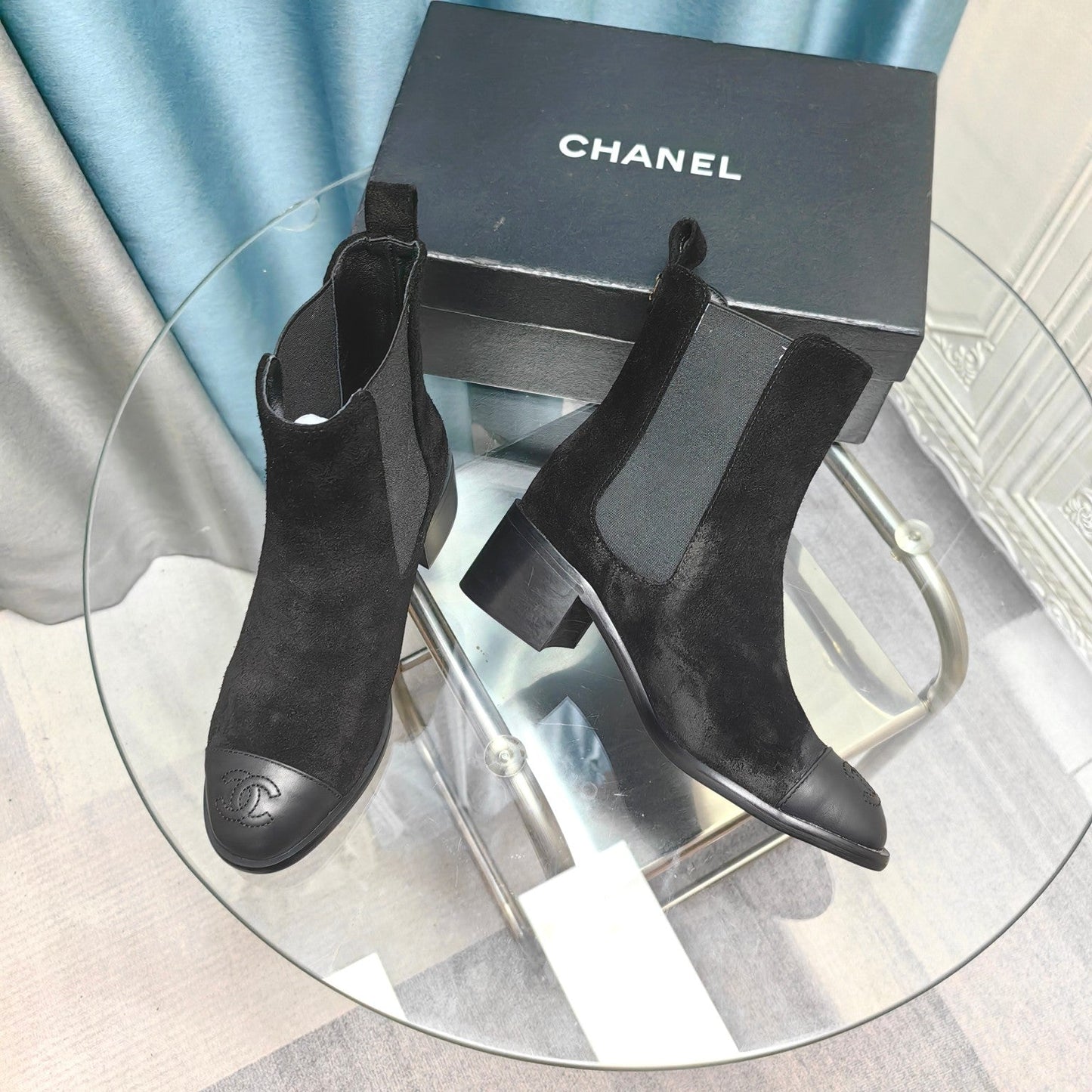 CC Chelsea Ankle Boots Black Suede