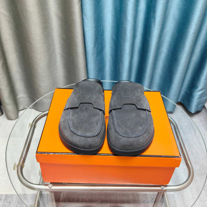 HM 25 Go Mule Dark Grey Suede 369350