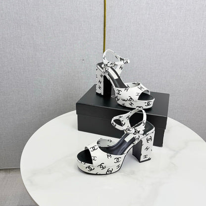 Chanel 2026 Slingback Sandals 75mm Sheepskin 801509