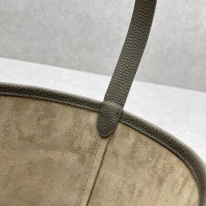 The Row 2025 N/S Park Tote Bag 30cm Gray Calfskin