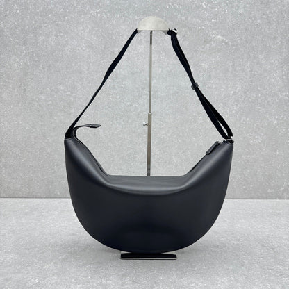 The Row 2025 Jouve Bag 46cm Black Calfskin
