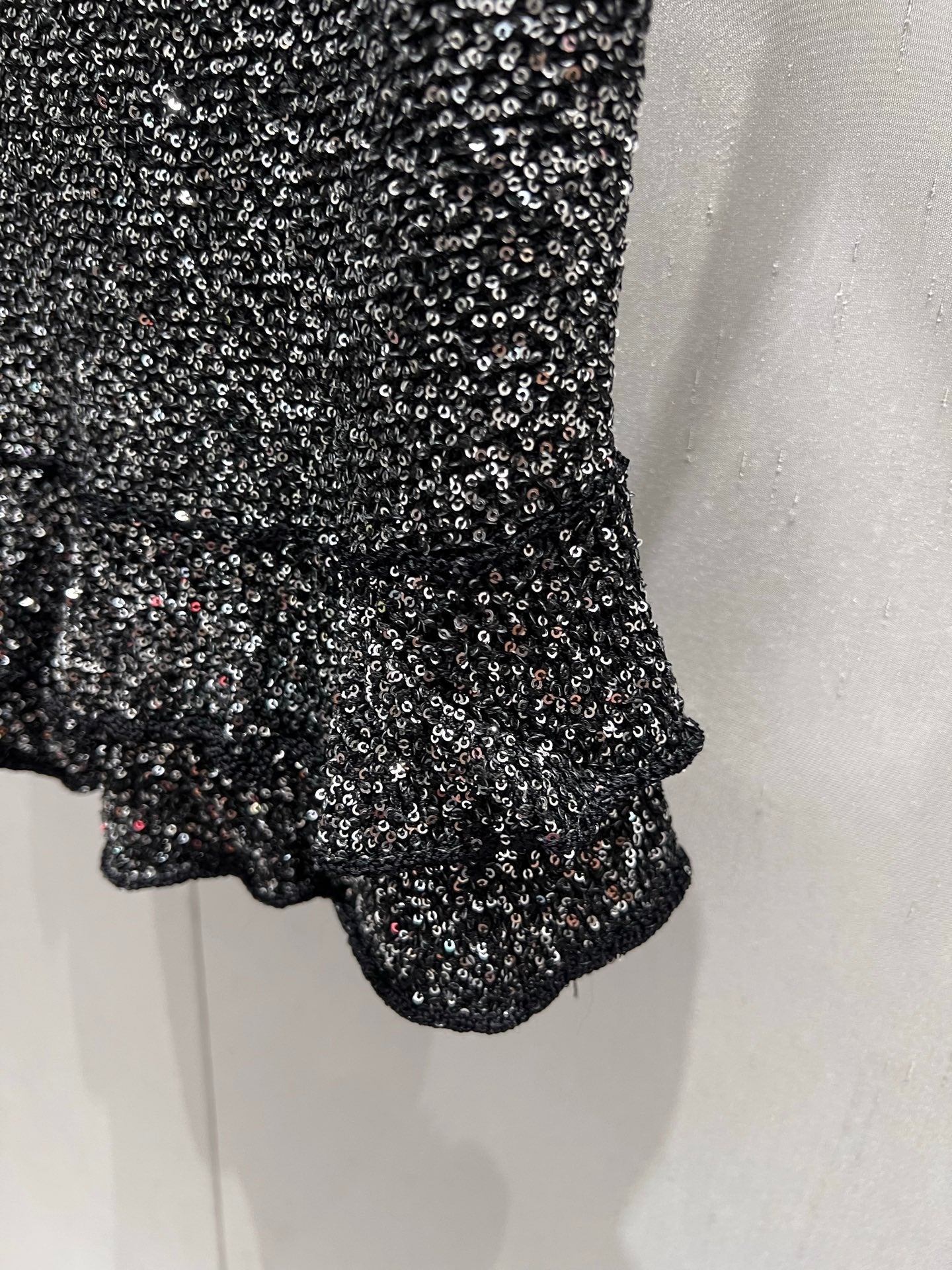 CC 25 Rhinestones Tank Top Black Polyamide