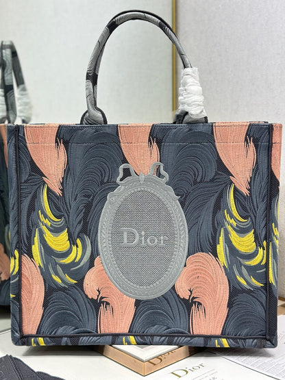 Dior 2026 Book Tote Bag Multicolor Canvas 290879