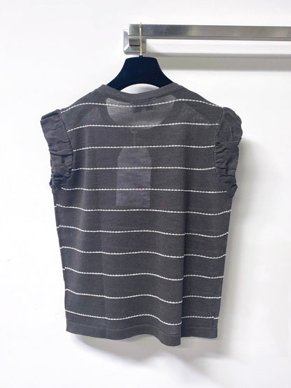 Chanel 2026 Short-Sleeved Shirt Wool 439829