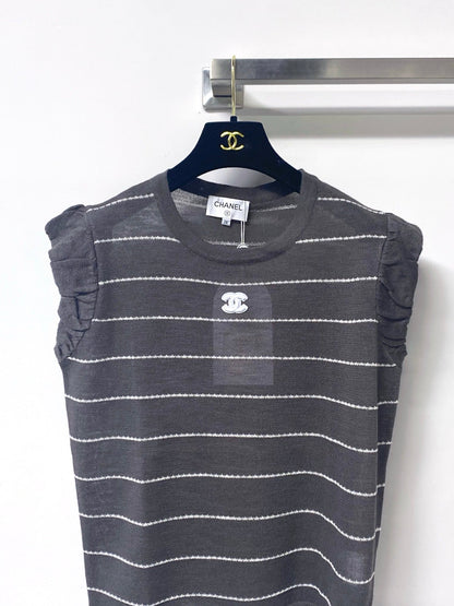 Chanel 2026 Short-Sleeved Shirt Wool 439829