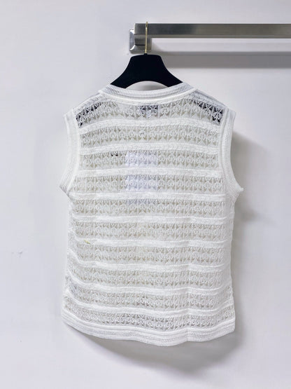 Chanel 2026 Knit Vest Vibrant Wool Laine 454064