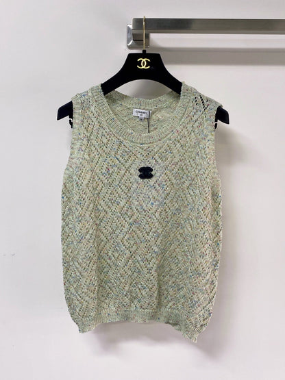 Chanel 2026 Knit Vest Vibrant Wool Laine 463540