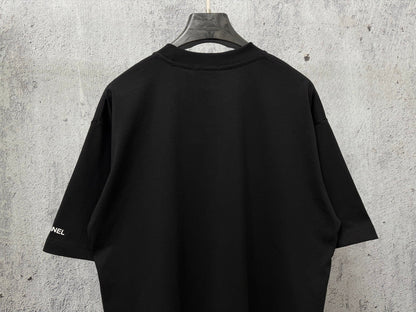CC 2026  Short-Sleeve T-Shirt Black Pure Cotton 573879