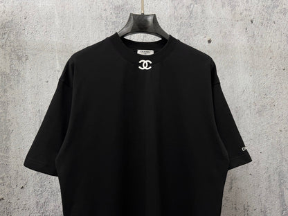 CC 2026  Short-Sleeve T-Shirt Black Pure Cotton 573879