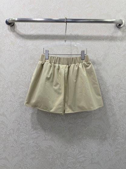Chanel 2026 Large Pocket Cargo Short Khaki Cotton 359637