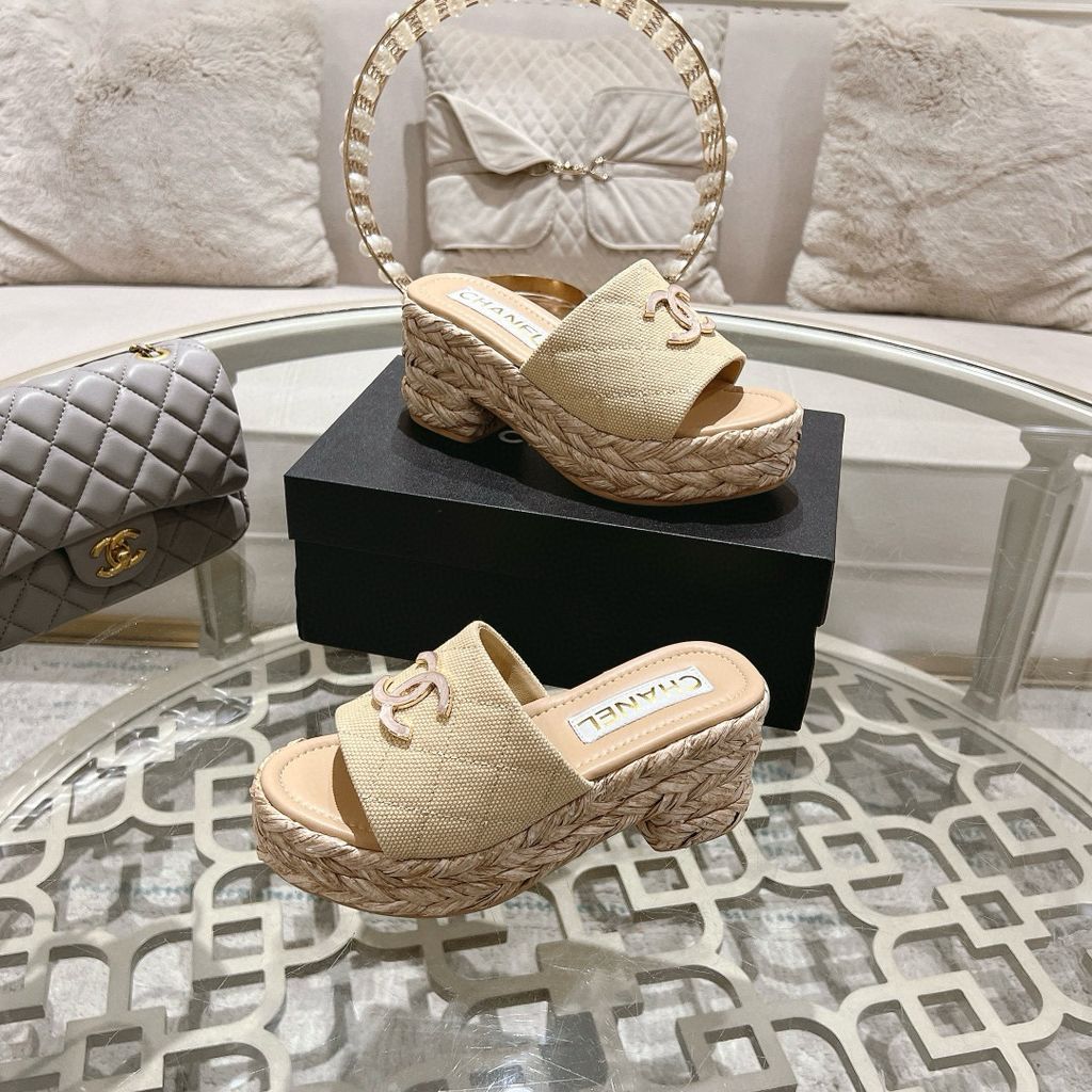 CC Espadrilles Platform Canvas