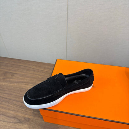 HM 25 Loafers Black Cowhide 329172