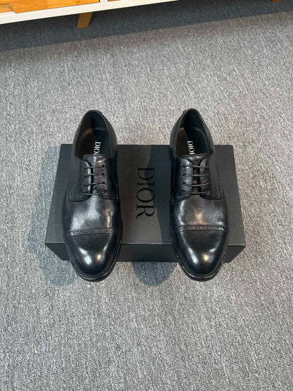 CD TIMELESS OXFORD BLACK EMBOSSED CALFSKIN
