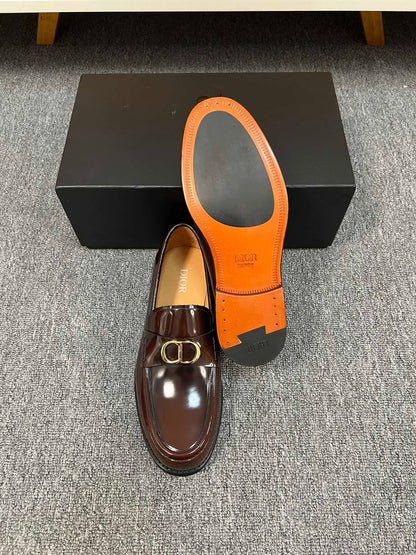 CD SYMBOL GRANVILLE LOAFER SYRUP CALFSKIN