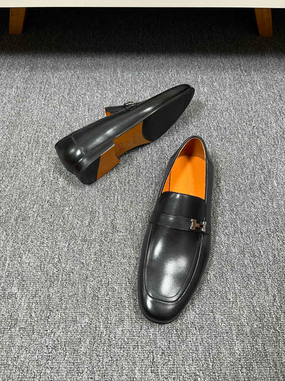 HM GIOVANNI LOAFER BLACK LAMBSKIN