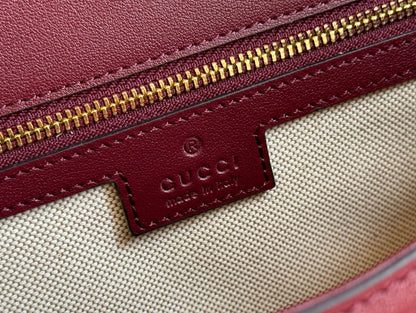 Gucci Blondie 32 Bag Rosso Ancora Red Leather 239905