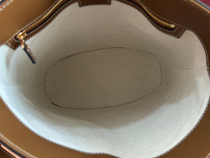 Gucci 73 Mini 27.5cm Bucket Bag Brown Smooth Leather 244436