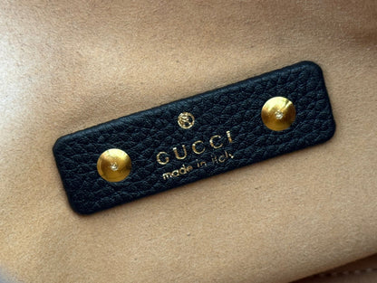 Gucci Solfbit  Bag Black Calfskin 244322