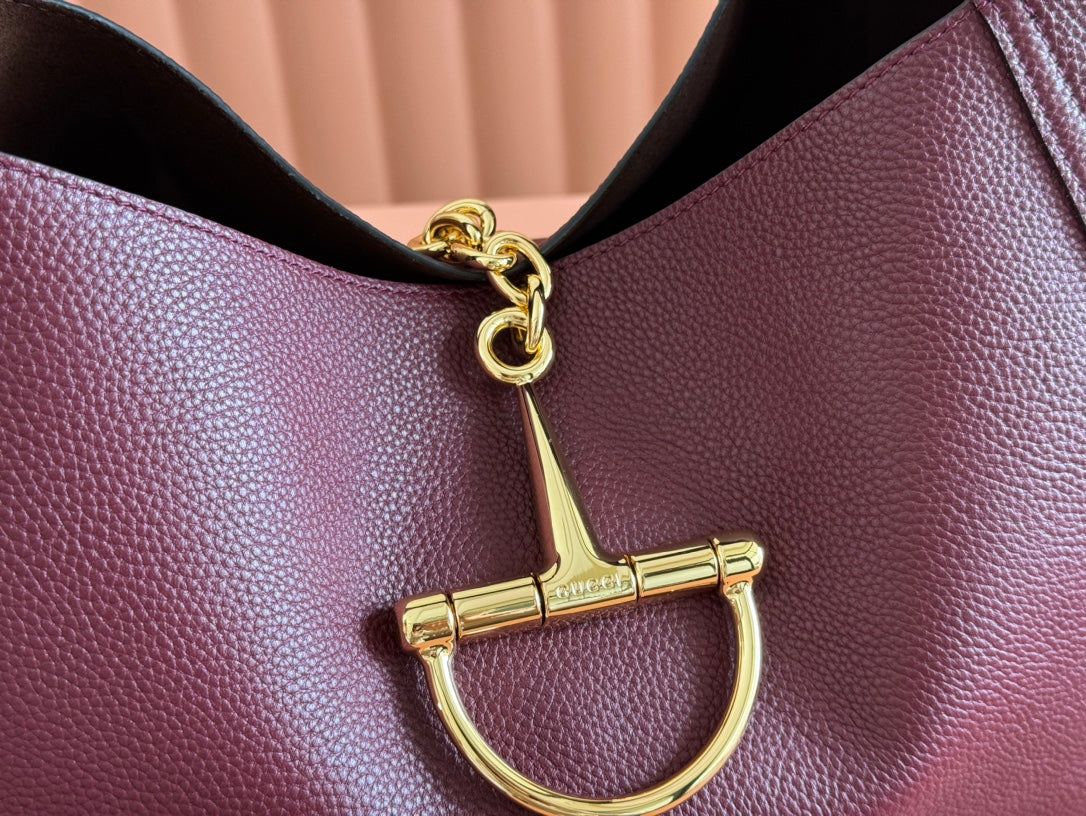 Gucci Softbit Shoulder Bag Rosso Ancora Red Calfskin 248331