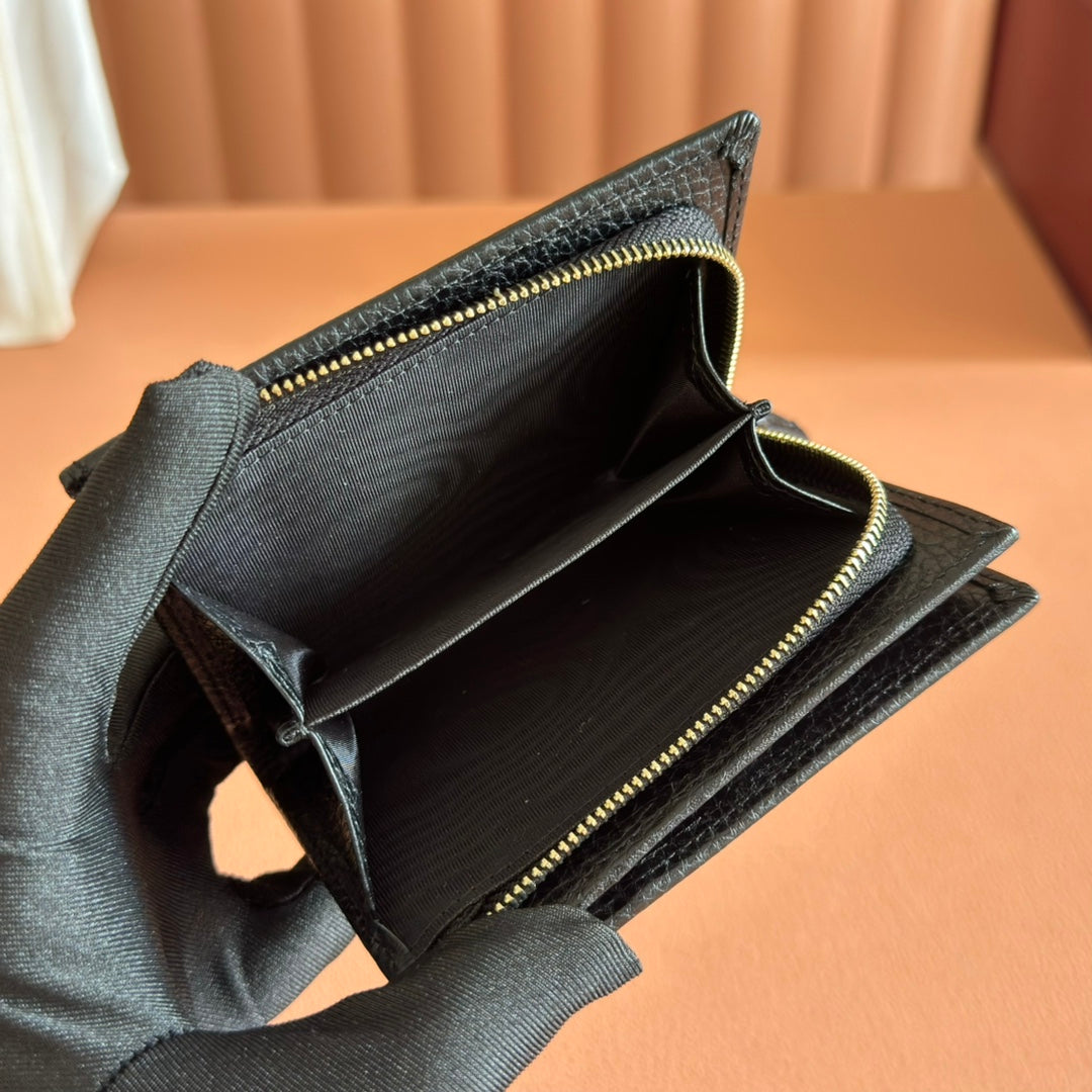 Gucci Marmont Wallet Black Leather 255302
