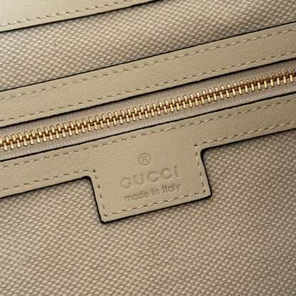 Gucci Beatrix Handbag 35 White Cowhide  272127