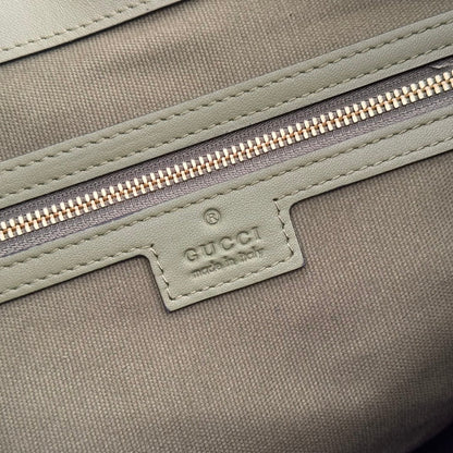 Gucci Beatrix Handbag 35 Olive Green Cowhide 272147