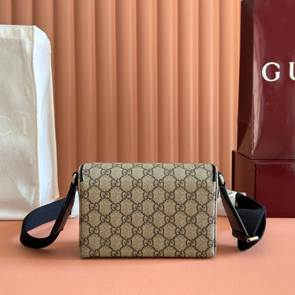 Gucci 2026 Horsebit 1955 Bag Black Ebony Canvas Leather 280964