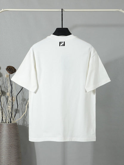 Fendi 2026 Men's Short-Sleeve T-Shirt Cotton Fabric 797251