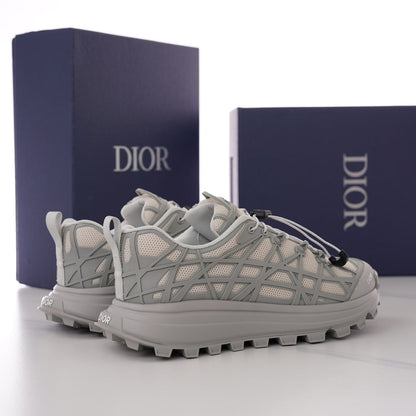 CD B31 SNEAKER BEIGE AND GRAY MESH FABRIC
