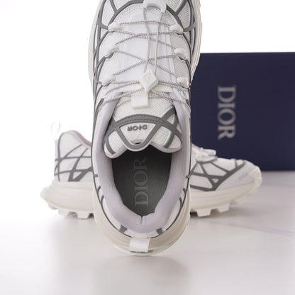 CD B31 SNEAKER WHITE AND GRAY MESH FABRIC