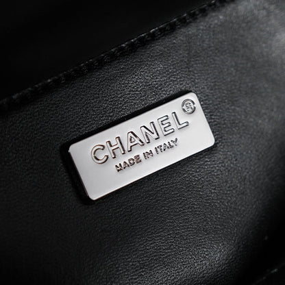 24S Flap Bag 20cm Multicolor Sequin Calfskin
