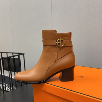 HM Jill 60 Ankle Boot Brown Cowhide 968799
