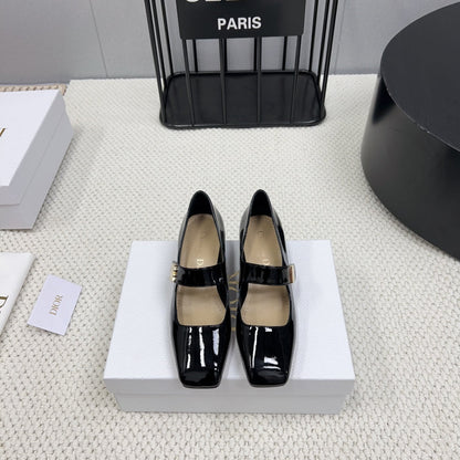 Miss Dior Pump 45mm In Black Glossy Lambskin 995135