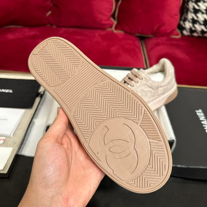 CC Sneaker Light Brown Wool