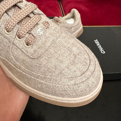CC Sneaker Light Brown Wool