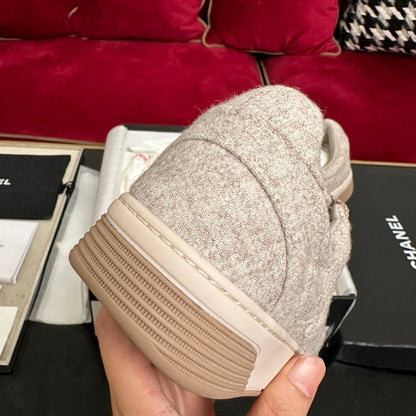 CC Sneaker Light Brown Wool